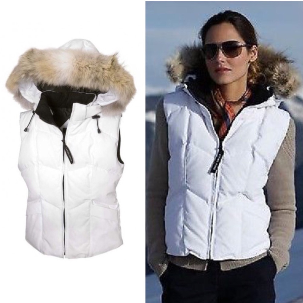 Rare Canada Goose Icicle Vest Hooded